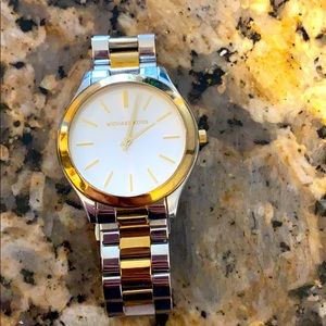 Michael Kors Female Gold and Silver Watch